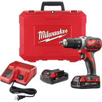 M18 Compact Drill/Driver Kit, Lithium-Ion, 18 V, 1/2" Chuck, 500 in-lbs Torque Rock Safety Industrial Ltd