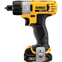 Max Screwdriver Kit, 1/4", 12 V, 160 UWO Max. Torque, Lithium-Ion Battery Rock Safety Industrial Ltd