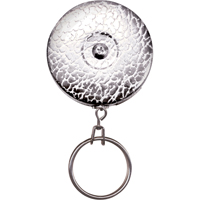 Porte-cl&eacute;s &agrave; d&eacute;vidoir The Original, Chrome, C&acirc;ble 24", Fixation Agrafe de ceinture Rock Safety Industrial Ltd