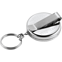 Porte-cl&eacute;s &agrave; d&eacute;vidoir The Original, Chrome, C&acirc;ble 24", Fixation Agrafe de ceinture Rock Safety Industrial Ltd