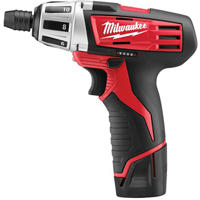 Ensemble perceuse/tournevis sous-compact sans fil, 1/4", 12 V, 150 lb-po couple max., Lithium-ion bloc-pile Rock Safety Industrial Ltd