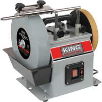 Wet/Dry Sharpener, 10" Wheel Diameter, 1/4 HP, 115 RPM Rock Safety Industrial Ltd