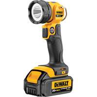 Lampe de travail Max, DEL, 110 lumens, 11 hres de fonctionnement, Bloc-pile Rechargeable, Plastique Rock Safety Industrial Ltd