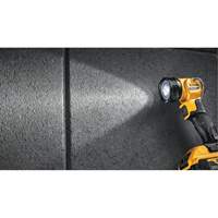Lampe de travail Max, DEL, 110 lumens, 11 hres de fonctionnement, Bloc-pile Rechargeable, Plastique Rock Safety Industrial Ltd