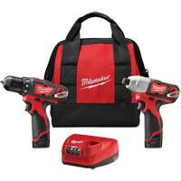 M12 Cordless 2-Tool Combo Kit, Lithium-Ion, 12 V Rock Safety Industrial Ltd