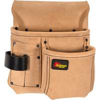 Half Carpenter Apron, Multiple Tool Holder, Leather, 4 Pockets Rock Safety Industrial Ltd