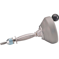 Hand Spinner with C-1IC Auger Cable #K-25-BP, Manual, Bulb, 25' Cable Length, 5/16" Cable Diameter Rock Safety Industrial Ltd