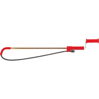Toilet Auger No.K-3 with Head, Manual, Bulb, 3' Cable Length Rock Safety Industrial Ltd