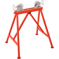 Support ajustable no AR99 a/rouleau en acier, 36" Capacit&eacute; max. de tuyau, 2500 lb Capacit&eacute; de charge max. Rock Safety Industrial Ltd