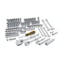 Jeu d'outils pour m&eacute;caniciens &agrave; 6 et 12 pans standards et profonds de 1/4", 3/8" et 1/2" SAE/m&eacute;triques Rock Safety Industrial Ltd