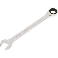 72-Tooth Ratcheting Combination Wrench, 12 Point, 30 mm, Chrome/Polished Finish Rock Safety Industrial Ltd