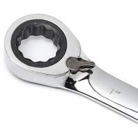 Jeu de cl&eacute;s &agrave; cliquets r&eacute;versibles SAE &agrave; 12 pans et 72 dents avec pochette &agrave; outils enroulable, Combinaison, 7 morceaux, Imp&eacute;rial Rock Safety Industrial Ltd