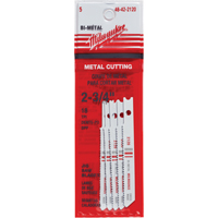 Jigsaw Blades, Bi-Metal, U-Shank, 2-3/4" L, 18 TPI Rock Safety Industrial Ltd