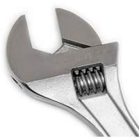 Adjustable Tapered Handle Wrench - Carded, 15" L, 1-11/16"/43 mm Max Width, Chrome/Polished Rock Safety Industrial Ltd