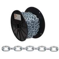 Chaîne torsad&eacute;e, Acier &agrave; faible teneur en carbone, #4 x 100' (30,4 m) l, Charge d'utilisation 215 lb (0,1075 tonne) Rock Safety Industrial Ltd