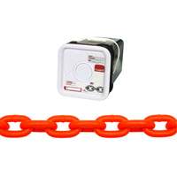 Chaîne haute r&eacute;sistance, Acier au carbone, 5/16" x 60' (18,3 m) l, Calibre 43, Charge d'utilisation 3900 lb (1,95 tonne) Rock Safety Industrial Ltd