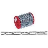 Chaîne droite, Acier &agrave; faible teneur en carbone, 2/0 x 120' (36,6 m) l, Charge d'utilisation 520 lb (0,26 tonne) Rock Safety Industrial Ltd