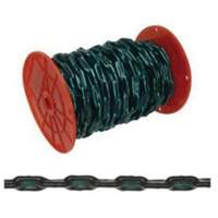 Chaîne droite avec gaine verte, Acier &agrave; faible teneur en carbone, 2/0 x 60' (18,3 m) l, Charge d'utilisation 520 lb (0,26 tonne) Rock Safety Industrial Ltd