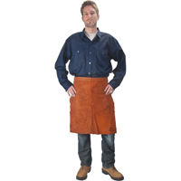 Tablier en cuir, Taille, 24" lo, Lava Brown Rock Safety Industrial Ltd