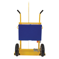 Welding Cylinder Torch Cart, Pneumatic Wheels, 24" W x 19-1/2" L Base, 500 lbs. Rock Safety Industrial Ltd