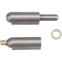 Weld-On Hinge, 0.512" Dia. x 3.15" L, Mild Steel w/Fixed Steel Pin Rock Safety Industrial Ltd