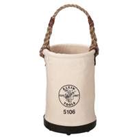 Straight-Wall Bucket, 9" L x 9" W x 14" H, Canvas, Beige Rock Safety Industrial Ltd