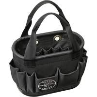 29-Pocket Hard-Body Aerial Bucket, 14" L x 10" H, Polyester, Black Rock Safety Industrial Ltd