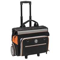 Tradesman Pro Rolling Tool Bag, Ballistic Polyester, 24 Pockets, Black/Orange Rock Safety Industrial Ltd