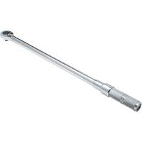 Ratcheting Head Micrometer Torque Wrench, Click, 1/2" Square Drive, 50 - 250 lbf. Ft Rock Safety Industrial Ltd