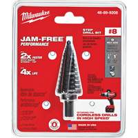 #8 Step Drill Bit, 1/2" - 1" , 1/16" Increments, High Speed Steel Rock Safety Industrial Ltd