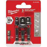 Jeu d'adaptateur de douilles &agrave; chocs Shockwave, 1/4" Prise, Sph&eacute;rique, 1-7/8" lo Rock Safety Industrial Ltd