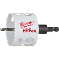Hole Dozer Hole Saw with Arbor, 2-1/2", 1-5/8" Depth of Cut, Bi-Metal Rock Safety Industrial Ltd