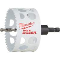 Hole Dozer Hole Saw with Arbor, 3", 1-5/8" Depth of Cut, Bi-Metal Rock Safety Industrial Ltd