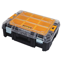 Organisateur avec couvercle transparent TSTAK V, 17-1/4" x 13" x 6", Noir Rock Safety Industrial Ltd