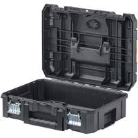 Coffre &agrave; outils avec dessus plat TSTAK II, 17-1/4" x 13" x 6-3/8", Noir Rock Safety Industrial Ltd