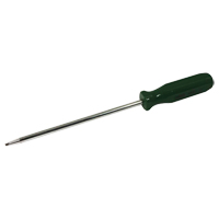 Square Screwdriver, #1 Tip, Round, 12-1/4" L, Plastic Handle Rock Safety Industrial Ltd