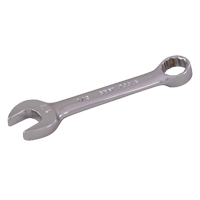 Stubby Combination Wrench, 12 Point, 1/4", Chrome Finish Rock Safety Industrial Ltd