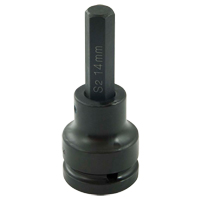 Douille &agrave; embout, Hexagonale, 14 mm x 102 mm lo, Prise 3/4" Rock Safety Industrial Ltd