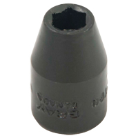 Socket, Impact, 7/16", 3/8" Drive, 6 Points Rock Safety Industrial Ltd
