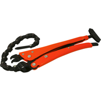 Locking Chain Clamp Pliers, 13" Length, Omnium Grip Rock Safety Industrial Ltd