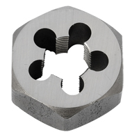Hex Rethreading Die Nut, 1"/1-1/16" Dia., 3/8"-18 Thread, Carbon Steel/Chromium Steel Rock Safety Industrial Ltd