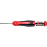 Ratcheting Tamperproof Screwdriver, 8-1/2" L, Cushion Grip Handle Rock Safety Industrial Ltd
