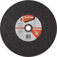 Abrasive Cut-Off Wheel, 14" x 3/32", 1" Arbor, Type 1, Aluminum Oxide, 4400 RPM Rock Safety Industrial Ltd