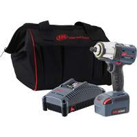 IQv20 Compact Cordless Impact Wrench Kit, 20 V, 1/2" Socket Rock Safety Industrial Ltd