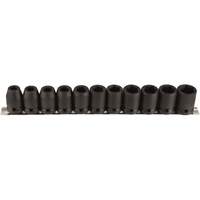 Socket Set, 11 Pcs, Impact, 1/2" Drive Size Rock Safety Industrial Ltd
