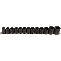 Socket Set, 13 Pcs, Impact, 1/2" Drive Size Rock Safety Industrial Ltd