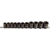 Socket Set, 11 Pcs, Impact, 1/2" Drive Size Rock Safety Industrial Ltd