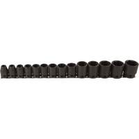 Socket Set, 14 Pcs, Impact, 1/2" Drive Size Rock Safety Industrial Ltd