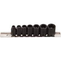 Magnetic Socket Set, 7 Pcs, Impact, 1/4" Drive Size Rock Safety Industrial Ltd