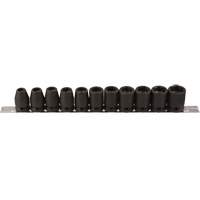Socket Set, 11 Pcs, Impact, 1/2" Drive Size Rock Safety Industrial Ltd